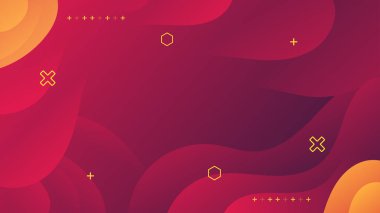 Abstract Red liquid background. Modern background design. gradient color. Dynamic Waves. Fluid shapes composition. Fit for website, banners, wallpapers, brochure, posters