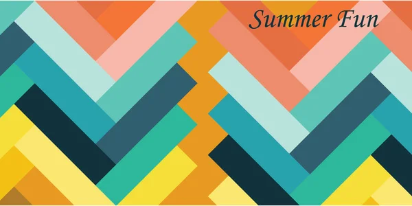 Abstraktes Hintergrunddesign Mit Sommermotiv — Stockvektor