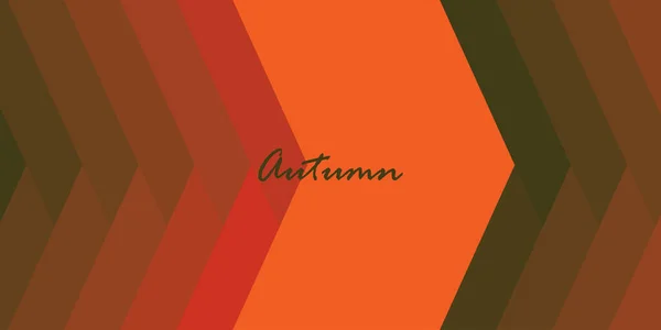 Abstract Background Design Autumn Theme — Stock Vector