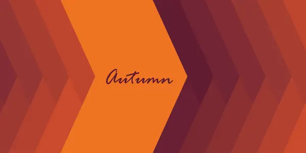 Abstraktní Design Pozadí Podzimní Tématikou — Stockový vektor
