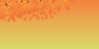 Sonbahar temalı soyut arkaplan tasarımı.