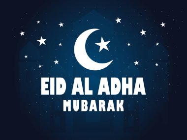 Kurban Ul Adha Yaratıcı Harfler Kaligrafi Vektör İllüstrasyonu Kurban Ul Adha Müslüman Festivali Tasarımı.