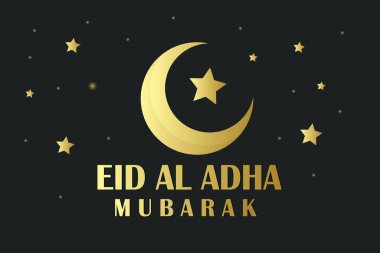 Kurban Ul Adha Yaratıcı Harfler Kaligrafi Vektör İllüstrasyonu Kurban Ul Adha Müslüman Festivali Tasarımı.