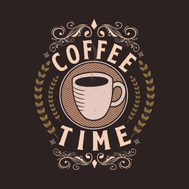 El çizimi Uluslararası Kahve Günü vektör çizimi. Mutlu ulusal kahve günü tasarımı.