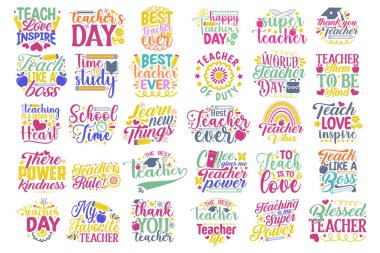 Öğretmenler Günü Tişört Tasarım Paketi. Vektör Öğretmen Tişörtü Tasarımı, Öğretmenler Günü Tişörtü, Öğretmen Tişört Tasarımı Koleksiyonu, Öğretmenler Günü svg Tasarımı