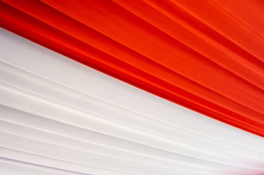 Endonezya 'nın bağımsızlık günü, kırmızı ve beyaz bayrak geçmişi ve tekstil, Endonezya bayrağı