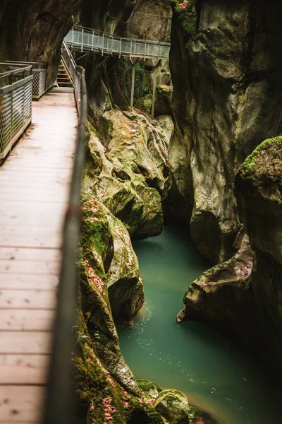 Majestic Gorges Pont Diable Cave France — Stock Photo, Image