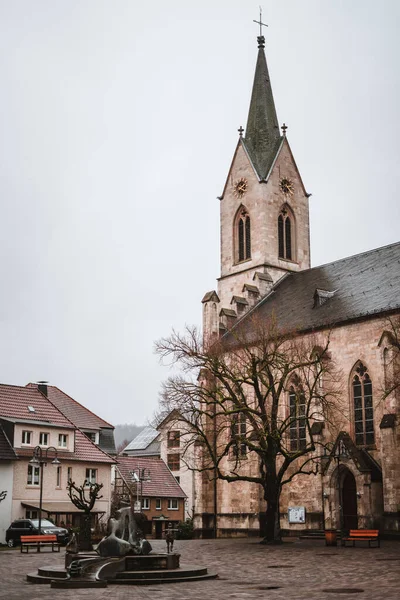 Kostel Magnuse Marsbergu Německo — Stock fotografie