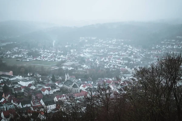 Marsberg Ville Historique Dans Sauerland Allemagne Pendant Hiver — Photo