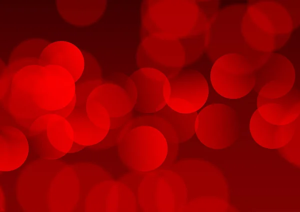 Kırmızı Bokeh Işıkları Tasarımı Ile Soyut Arkaplan — Stok Vektör