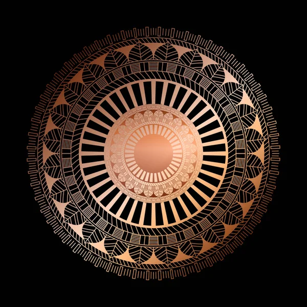 Fondo Elegante Con Diseño Decorativo Mandala — Vector de stock