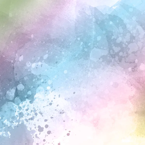 Pastel Gekleurde Aquarel Textuur Achtergrond Ontwerp — Stockvector
