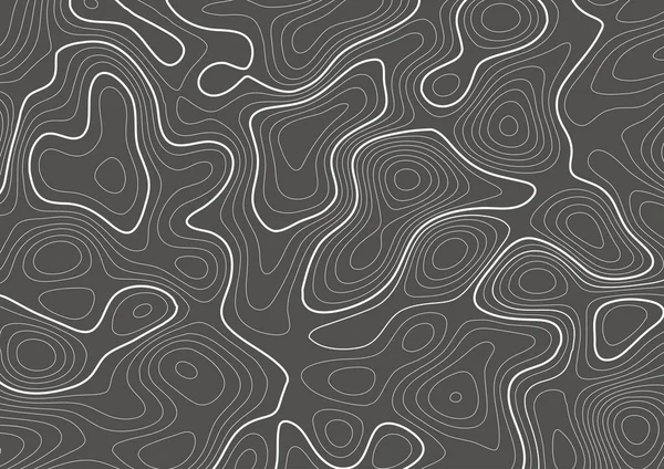 Абстрактный Фон Топографическим Дизайном Контурной Карты — стоковый вектор