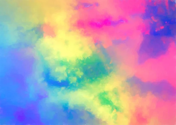 Abstrakter Hintergrund Mit Farbenfroher Aquarellstruktur — Stockvektor