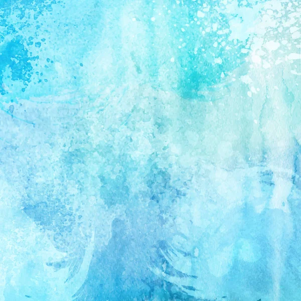 Abstracte Achtergrond Met Een Blauwe Aquarel Geschilderde Textuur — Stockvector