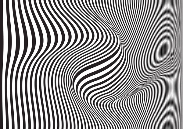 Fond Illusion Optique Avec Motif Rayures Tourbillonnées — Image vectorielle