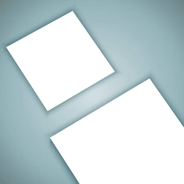 Leeres Papier Produkt Attrappe Anzeige Hintergrund — Stockvektor