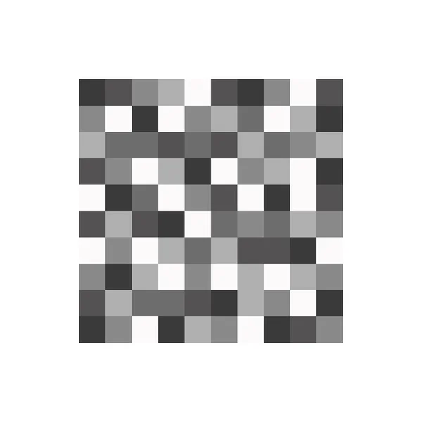 Цензор Размывает Квадратный Рисунок Текстура Серой Пиксельной Мозаики Скрывает Часть — стоковый вектор