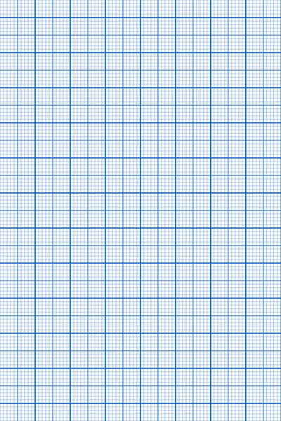 Blue Grid Paper Texture Checkered Notebook Sheet Template Engineering Architecting — Stock vektor