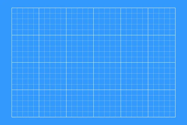 Blueprint Grid Background Checkered Blank Template Cutting Mat Office Work — ストックベクタ