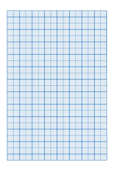 Kék Rács Textúrája Függőleges Notebook Oldalon Kockás Lapsablon Matematikai Oktatáshoz — Stock Vector