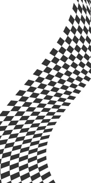 Вертикальное Размахивание Флагом Гонки Фоном Шахматной Доски Мотокросс Шахматные Соревнования — стоковый вектор