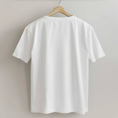 Boş beyaz tişörtü askıda büyük boy. Tasarımınız veya markanız için boşluk