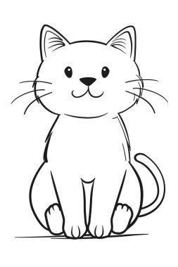 Şirin Kitty Renklendirme Sayfası