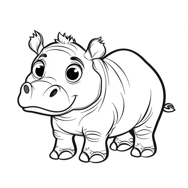 Çizgi film Hippo Büyük Gözlü