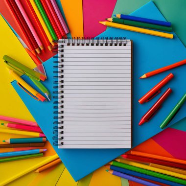 Masanın üzerinde ayrı ayrı duran iki beyaz kağıt parçası.