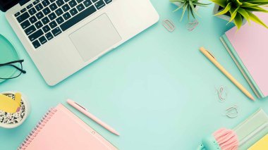 Modern Minimalist Ofis Çalışma Alanı Kavramı