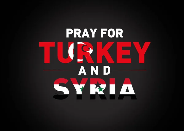 pray for Turkey and Syria poster design. earthquake hit two countries.