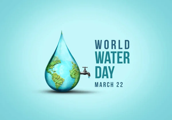Accelerating Change World Water Day World Toilet Day 2023 Concept — Stockfoto