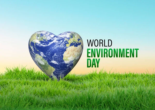 beat plastic pollution- World Environment day concept design. Happy Environment day, 05 June. World map with Environment day background illustration.