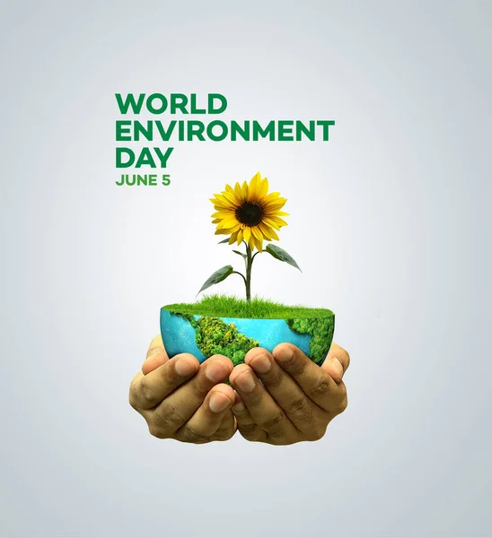 Giornata Mondiale Dell Ambiente 2023 Concetto Sfondo Concetto Ecologia Progettazione — Foto Stock