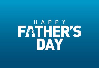 Babalar Günü konsept vektör geçmişiniz kutlu olsun. Babalar Günü 'nüz kutlu olsun ve macera arka planında baba ve çocuğun silueti. Babalar günün kutlu olsun mesajıyla baba oğul.