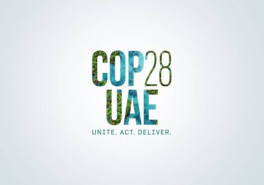 Birleşmiş Milletler İklim Değişikliği Konferansı COP28 BAE. Etkinlik 6-17 Kasım 2023 tarihleri arasında Dubai Emirliği, Birleşik Arap Emirlikleri 'nde gerçekleşecek.