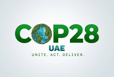 Birleşmiş Milletler İklim Değişikliği Konferansı COP28 BAE. Etkinlik 6-17 Kasım 2023 tarihleri arasında Dubai Emirliği, Birleşik Arap Emirlikleri 'nde gerçekleşecek.