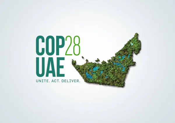 Birleşmiş Milletler İklim Değişikliği Konferansı COP28 BAE. Etkinlik 6-17 Kasım 2023 tarihleri arasında Dubai Emirliği, Birleşik Arap Emirlikleri 'nde gerçekleşecek.