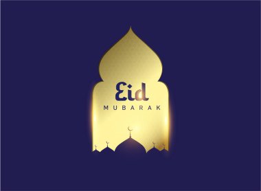 Mübarek Kurban İslami arka plan şablonu vektör ilülasyonu.