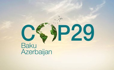 Birleşmiş Milletler İklim Değişikliği Konferansı COP29 Bakü, Azerbaycan. Yeşil Dünya İçin Dayanışma içinde