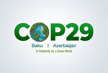 Birleşmiş Milletler İklim Değişikliği Konferansı COP29 Bakü, Azerbaycan. Yeşil Dünya İçin Dayanışma içinde