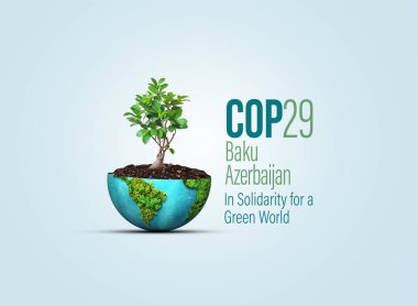 Birleşmiş Milletler İklim Değişikliği Konferansı COP29 Bakü, Azerbaycan. Yeşil Dünya İçin Dayanışma içinde