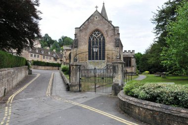 İngiliz kasabasındaki eski mimari.