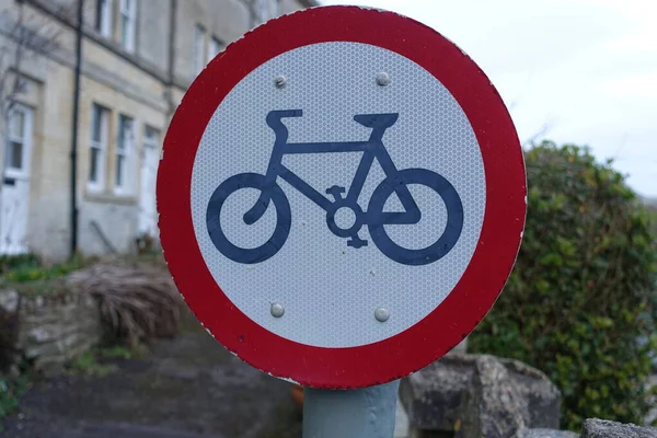 bicycle sign on the road