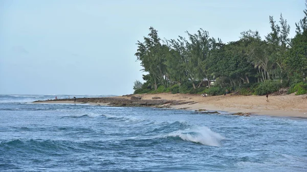 Vue Panoramique Une Belle Plage Île Tropicale Avec Sable Fin — Photo