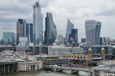 Londra, İngiltere-dolaylarında Eylül 2019: Şehir merkezinin güzel manzarası  