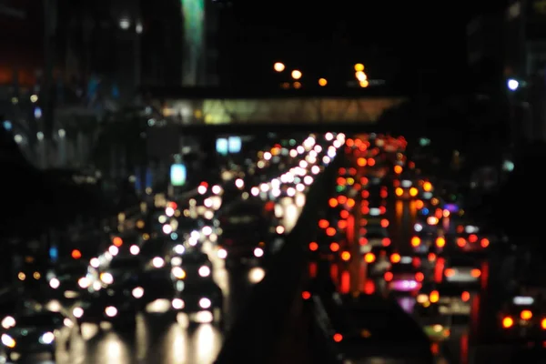 Blurred Background City Lights — Stock Photo, Image