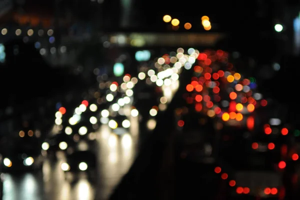 Blurred Background City Lights — Stock Photo, Image