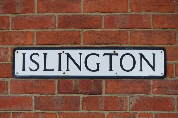古い看板を見る Islington — ストック写真